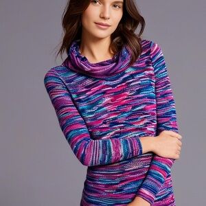 The Limited | Multicolor Women's Cowl Neck Sweater